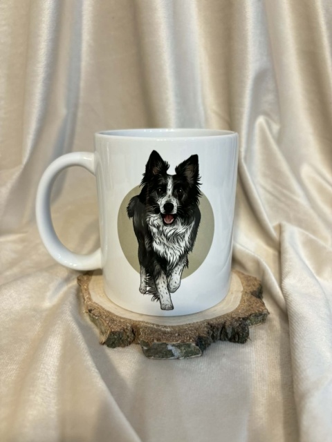 Kubek Border collie (różne umaszczenia)