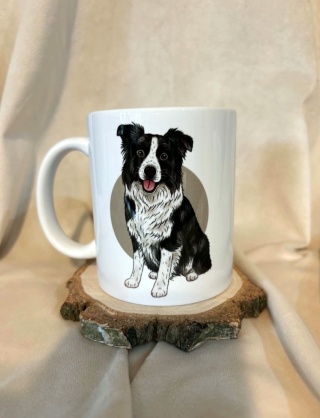 Kubek Border collie (różne umaszczenia)
