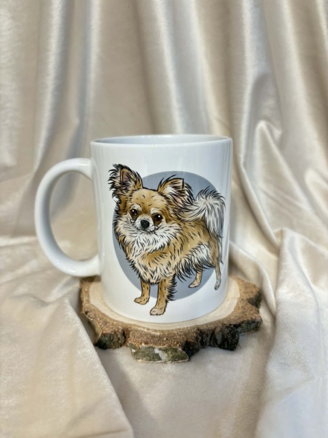 Kubek Chihuahua długowłosa