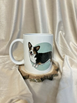 Kubek Corgi cardigan