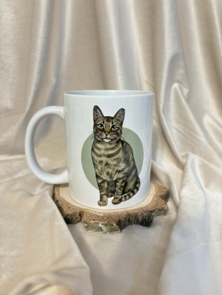 Kubek Kot pręgowany